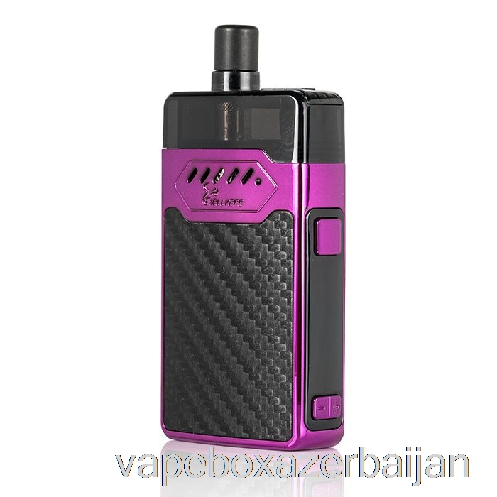 E-Juice Vape Hellvape GRIMM 30W Pod System Purple Carbon Fiber